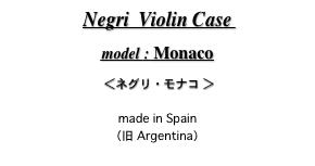 Negri  Violin Case 
model